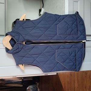 J.Crew Navy Lightweight Quilted Vest-Women